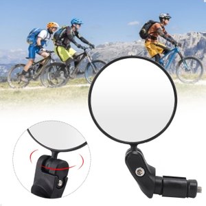 Kit 2 Peças Espelho Retrovisor Giratório 360° Lorben Bike Guidão Bicicleta Articulado Segurança