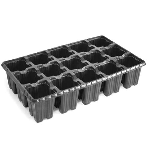 Kit Bandeja Para Cultivo 15 Células Alta Com 10 Un.