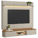Ver imagem 2 de Painel Tv 70 Pol 180cm Bancada Suspensa Lexie Canela/off L06 - Mpozenato