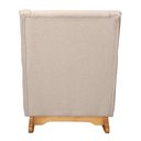 Ver imagem 6 de Poltrona de Amamentação e Descanso Áquilla com Base Balanço e Puff Linho Bege - Desk Design
