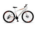 Ver imagem 1 de Bicicleta Mountain Bike Velox Aro 29 Freio Disco 21v Ello Cor:branco/laranja