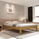 Ver imagem 1 de Cama Turca Queen de Madeira Maciça Reforçada Cor Nogueira