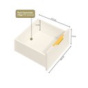 Ver imagem 5 de Mesa Escrivaninha com e Porta Objetos Vita 5 Gavetas 136cm Yescasa Off White