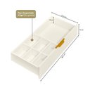 Ver imagem 4 de Mesa Escrivaninha com e Porta Objetos Vita 5 Gavetas 136cm Yescasa Off White Branco