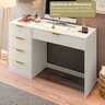 Mesa Escrivaninha com 5 Gavetas e Porta Objetos Vita Yescasa - 10