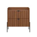 Ver imagem 2 de Mesa de Cabeceira Linha Venus Puxadores em Aço Carbono 60cm