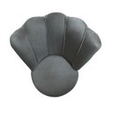 Ver imagem 5 de Kit 2 Cadeiras Decorativa Pétala Veludo Premium Pés Retrô Palito Sala Quarto Cinza