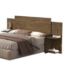 Ver imagem 2 de Cabeceira Regulável Áustria Versátil 100% Mdf Várias Cores: Castanho