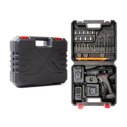 Parafusadeira Furadeira 21v com 2 Baterias + Maleta Acessórios - 2