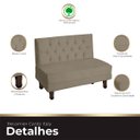 Ver imagem 6 de Canto Italy Confortável para Apartamento Cozinha e Restaurantes Veludo Capuccino