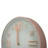 Relógio de Cozinha Sala Rose Gold e Branco 30cm - Casambiente RELO037-RB - 3