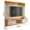 Painel 220 Cm Ripado Barcelona Linea Brasil Nature/off White - 3