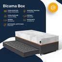 Ver imagem 5 de Cama Box + Colchão Ortopédico de Espuma D33 a Vácuo Sonno Full - Lucas Home + Aux de Molas Solteiro
