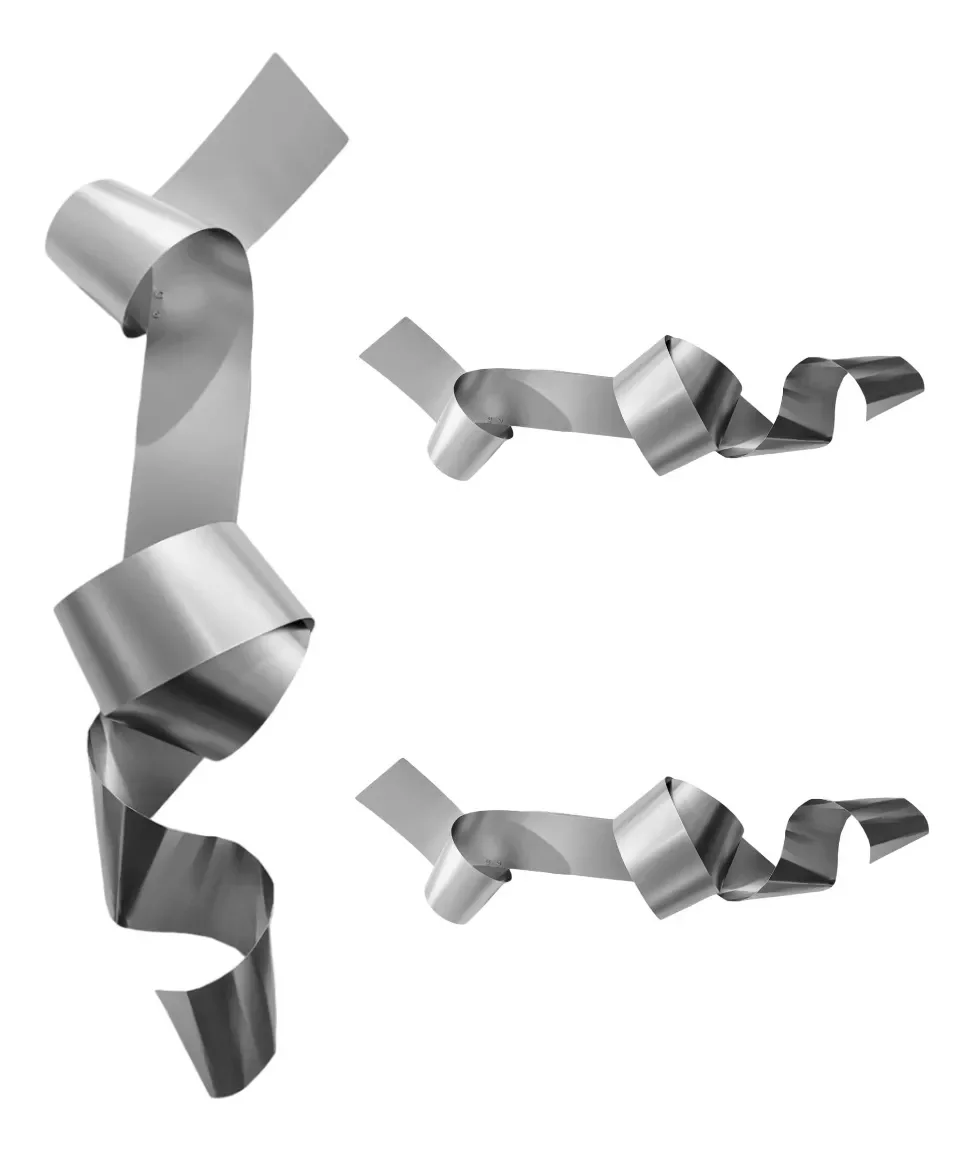 Ver imagem 1 de Decoração Escultura Parede de Metal Decoração Sala Quarto Escritório Home Decor Prata