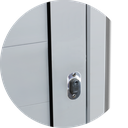 Ver imagem 5 de Porta de Correr Suspensa Lambril Dir L.25 Branca 210x80 Brimak