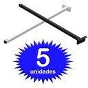 Ver imagem 3 de 05 Suportes Refletor Fachada Banner Braço 40 Cm 05 Cj - Branco