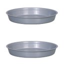 Ver imagem 1 de Kit 2 Prato para Vaso Redondo Suporte para Planta 22x3,4cm