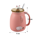 Ver imagem 1 de Caneca de Cerâmica Walfos Resistente Ao Calor Elashopp Rosa 401-500ml