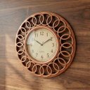 Ver imagem 1 de Relógio de Parede Decorativo Vazado Cobre Vintage de 46,5cm