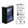 Arandela com Sensor Solar Jardim Escadas Muros Prova Dágua - 7
