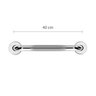 Barra Apoio Antiderrapante 40 cm Aço Inox 1.1/4 Astra - 2