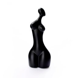 Escultura Decorativa Corpo Preto 25x10,5 cm - D'Rossi - 1