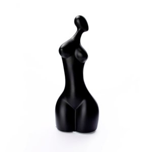Escultura Decorativa Corpo Preto 25x10,5 cm - D'Rossi