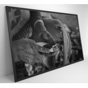 Ver imagem 2 de Quadro Índio Preparando Mandioca na Amazônia - 120x80 Cm - Vidro Impresso