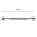 Ver imagem 2 de Barra Apoio Antiderrapante 50 cm Aço Inox 1.1/4 Astra