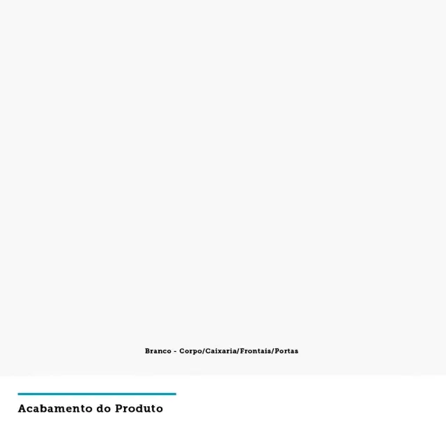 Cozinha Completa Modulada Compacta 6 Peças com Tampo Nicho Microondas Gabi Branco Luciane Móveis - 6