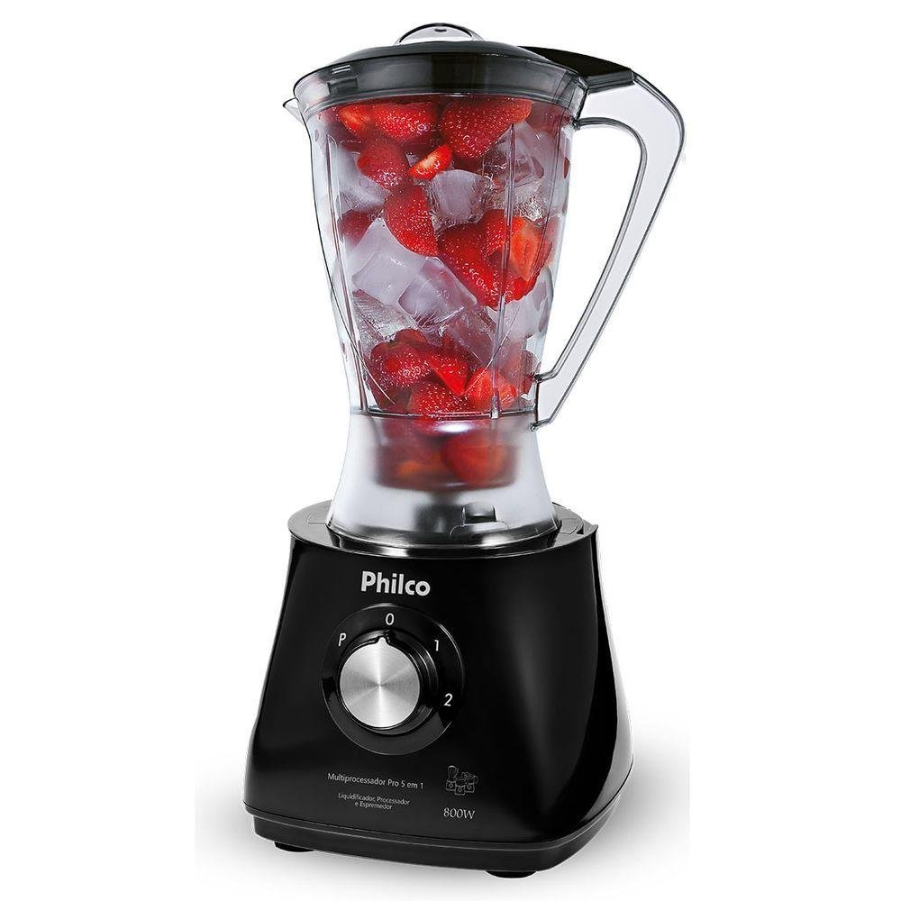 Multiprocessador Philco Pro 5 em 1 Inox 800w 127v - 2