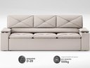Ver imagem 4 de Sofá com Porta Copos Retrátil e Reclinável Pop 2,05m Velosuede Areia - Netsofas