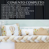 Kit Berço Safari Menino 11 Peças Estampado de Bichinhos + Naninha:caqui - 6