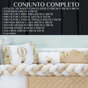 Ver imagem 6 de Kit Berço Safari Menino 11 Peças Estampado de Bichinhos + Naninha:caqui