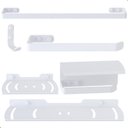 Ver imagem 1 de Kit Acessórios Para Banheiro Branco 6 Peças Zmt