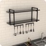 Prateleira Estilo Industrial Cozinha de Parede GND PP 120cm - 2
