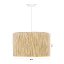 Ver imagem 2 de Pendente Luminária de Teto em Sisal Decoração Quarto Sala:luminária Madeira/palha