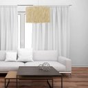 Ver imagem 1 de Pendente Luminária de Teto em Sisal Decoração Quarto Sala:luminária Madeira/palha