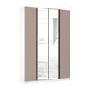 Ver imagem 1 de Guarda Roupa 4 Portas 3 Gavetas 159,2 Cm com Espelho Prime Luciane Móveis