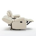 Ver imagem 5 de Sofá Reclinável Sala de Cinema 2 Lugares Massagem Aquecimento Oscar Manual Porta Copos Baú Central P