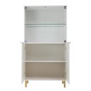 Ver imagem 7 de Aparador Bar Adega + Cristaleira Ditália R-633 E-964 Cor:branco
