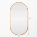 Ver imagem 4 de Espelho Happ Oval 87 Cm X 48 Cm Tauari