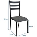 Ver imagem 2 de Kit 2 Cadeiras para Cozinha e Sala de Jantar 541.sli