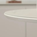 Ver imagem 4 de Conjunto de Jantar Mesa Redonda com Vidro 4 Cadeiras Kalina - Canella C/ Carbono