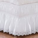 Ver imagem 3 de Saia Box Solteiro Perolla Bordado Ultrassônico - Branco