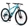 Bicicleta Aluminum Aro 29 Quadro Alumínio 24 Marchas Freio a Disco Mecânico - Raider - Azul/Preto -  - 1