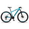 Bicicleta Aluminum Aro 29 Quadro Alumínio 24 Marchas Freio a Disco Mecânico - Raider - Azul/Preto -  - 2