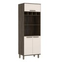 Ver imagem 5 de Cozinha Completa 8 Peças com Canto e Balcão para Pia Sara Espresso Móveis