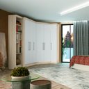 Ver imagem 2 de Guarda-Roupa Modulado 3 Portas 2 Gavetas Infinity Móveis Castro
