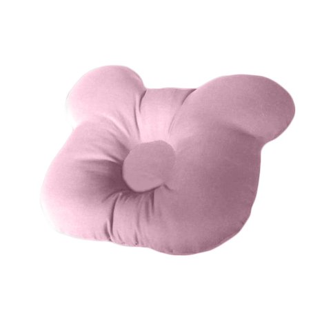 Travesseiro Para Bebê Com Cabeça Amassada - Rosa